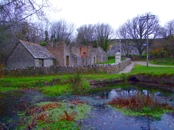 A picture of Tyneham Village