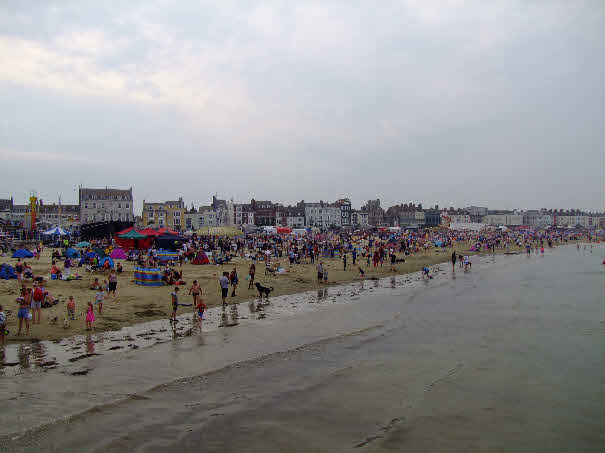 A picture of Weymouth Beach August