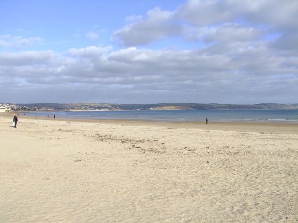 A picture of Weymouth Beach in Autumn