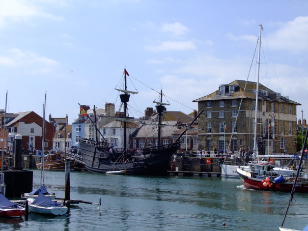 A picture of Weymouth Old Harbour Tall ships