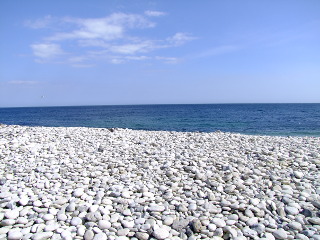 Church Ope Cove beach pebbles