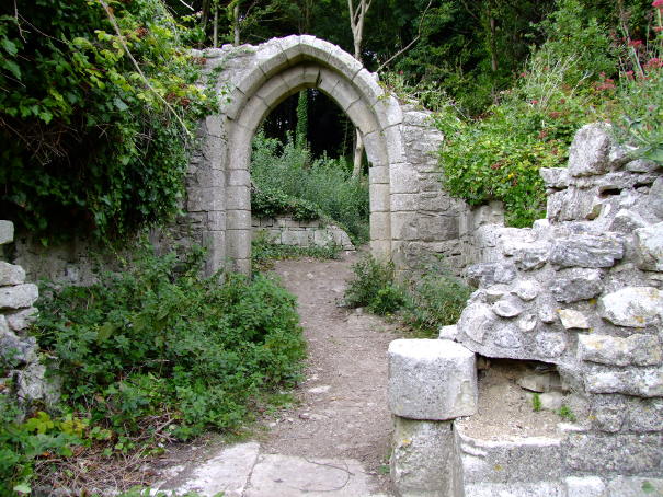 A picture of Church Ope Cove Pirates graveyard