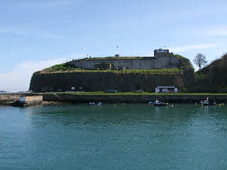 The Nothe Fort from across the harbour